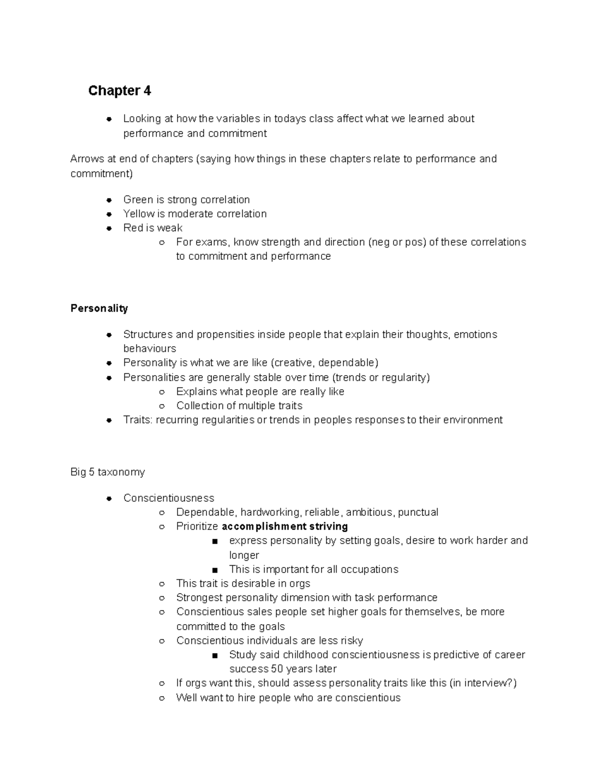 Org+Behaviour+Lecture+3 - Chapter 4 Looking at how the variables in ...
