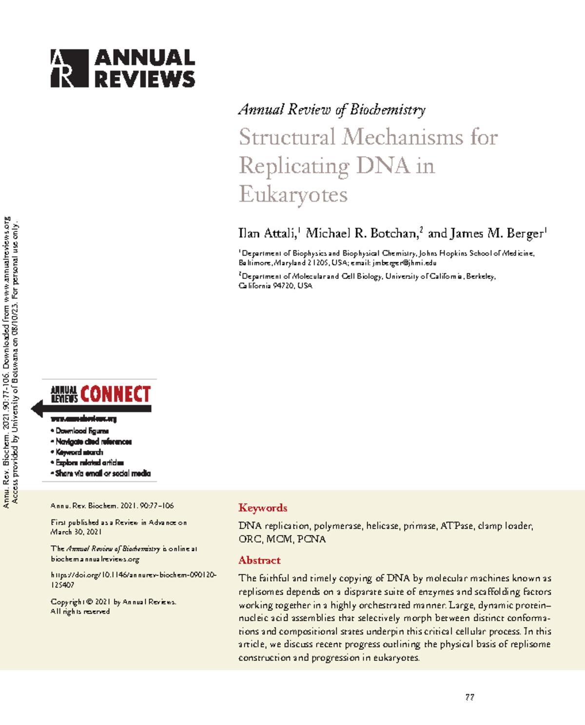 Annurev-biochem-090120-125407 - Annual Review of Biochemistry ...