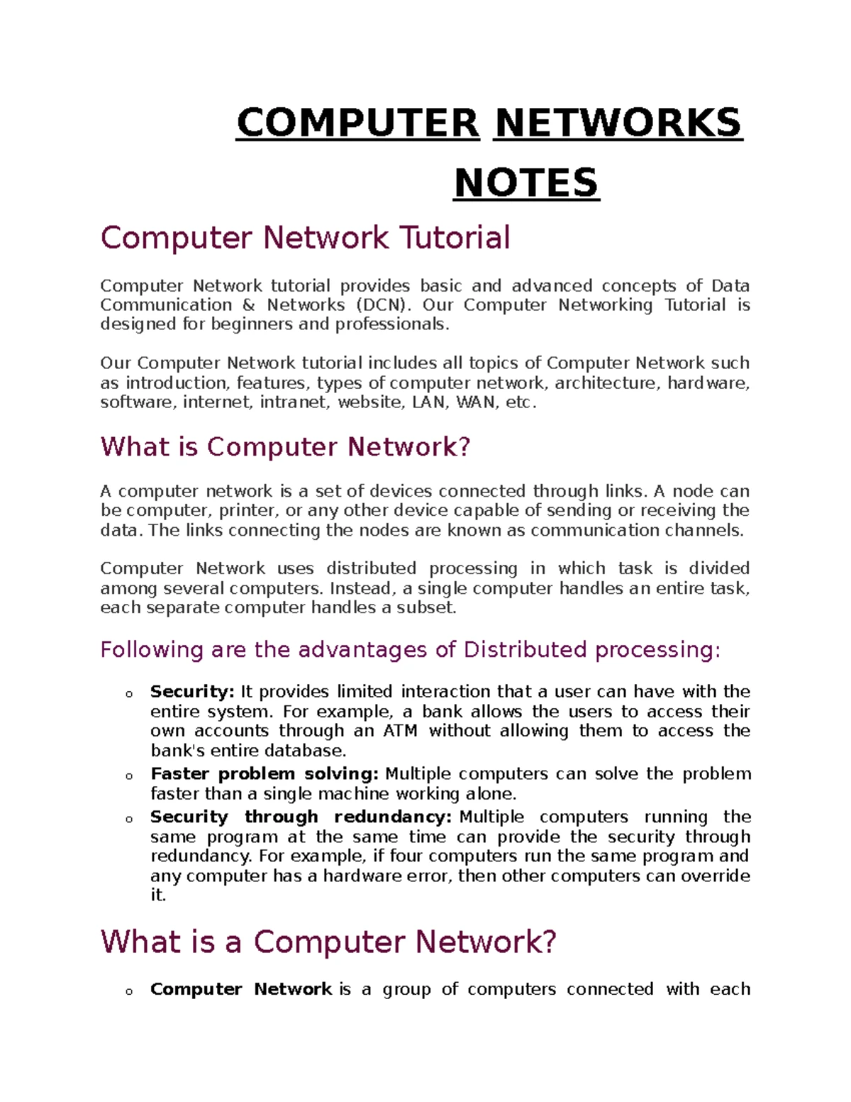 Unit 1 linux - Q1) What is linux? Ans The Linux Operating System is a ...