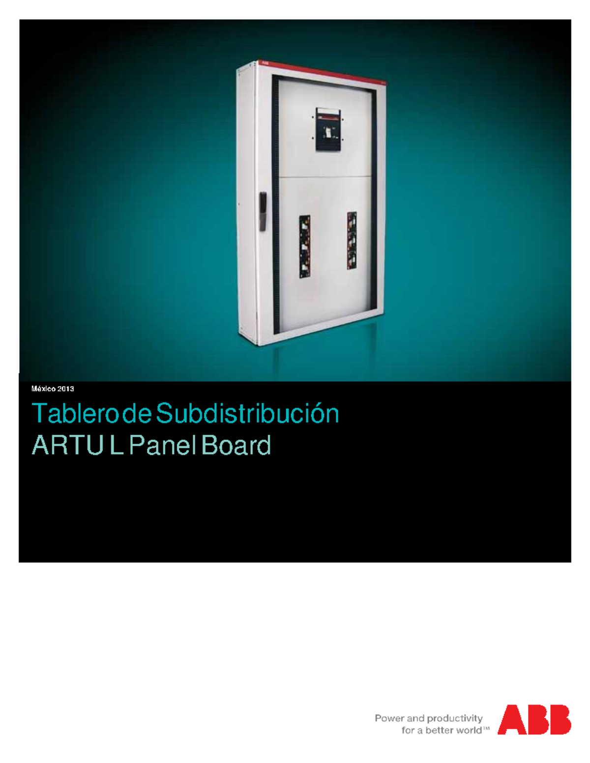 Tableros de Distribución tipo Artu L Panel Board - México 2013 Tablero ...