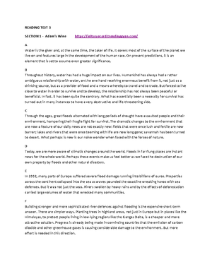 Ielts Reading TEST 3 - srhsrhrhrr