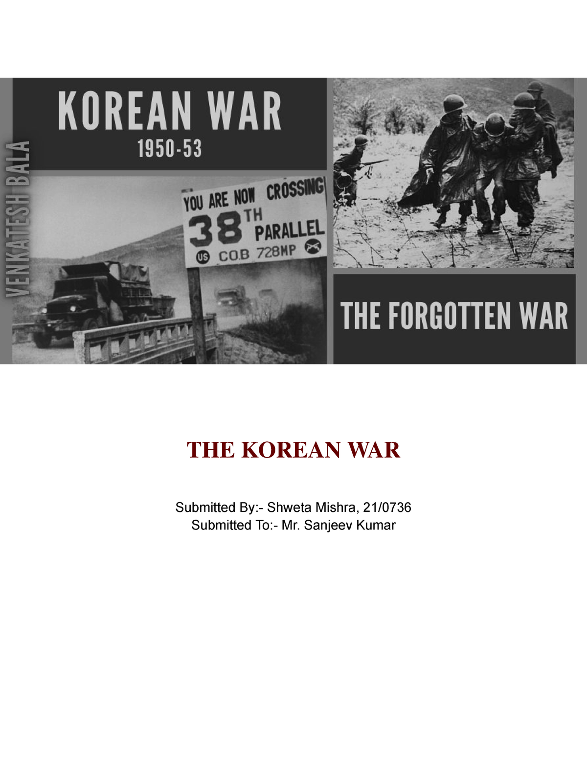 thesis about korean war