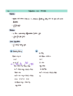 Chapter 5. Laplace Transform - Using Laplace To Solve Differential ...