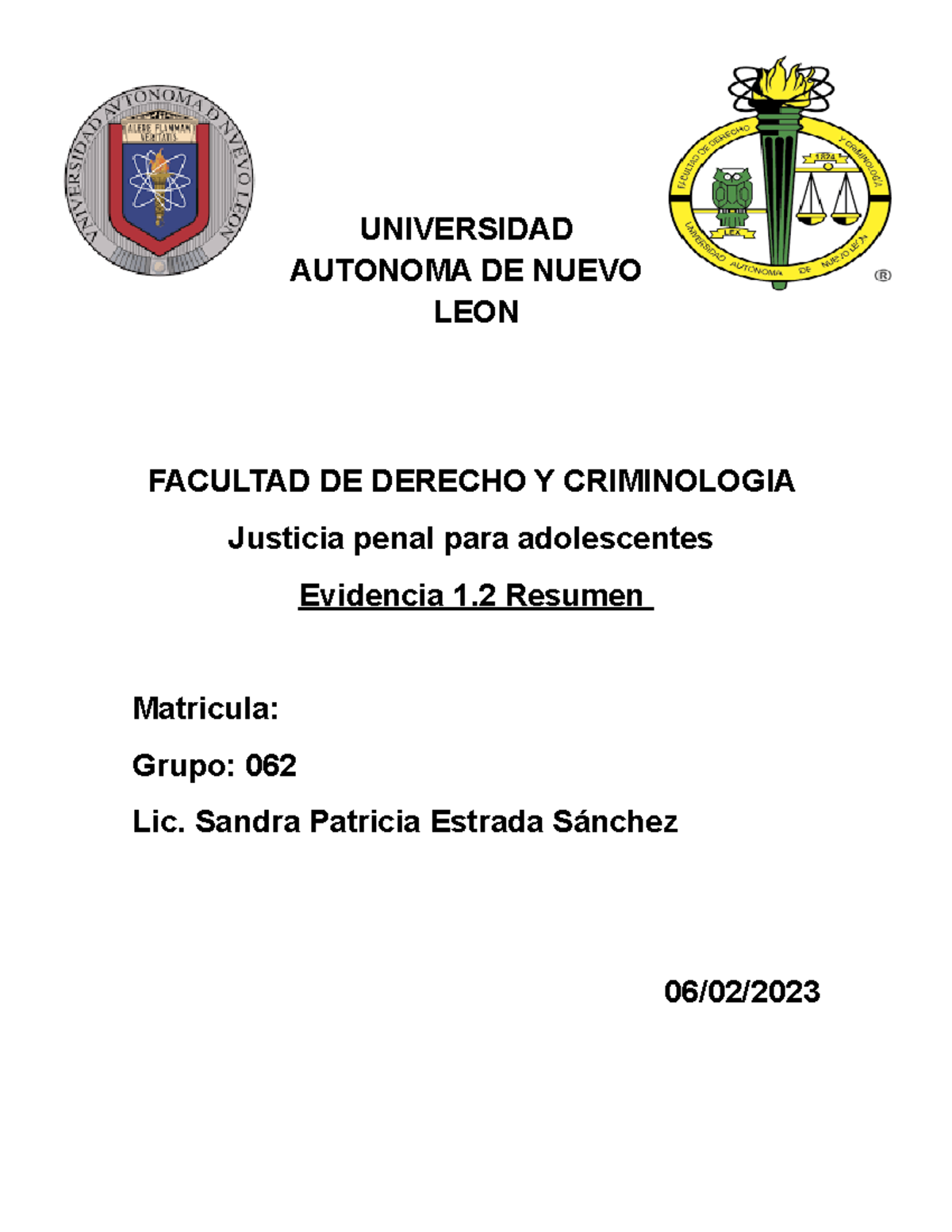 EV1 - ACTIVIDAD - UNIVERSIDAD AUTONOMA DE NUEVO LEON FACULTAD DE ...