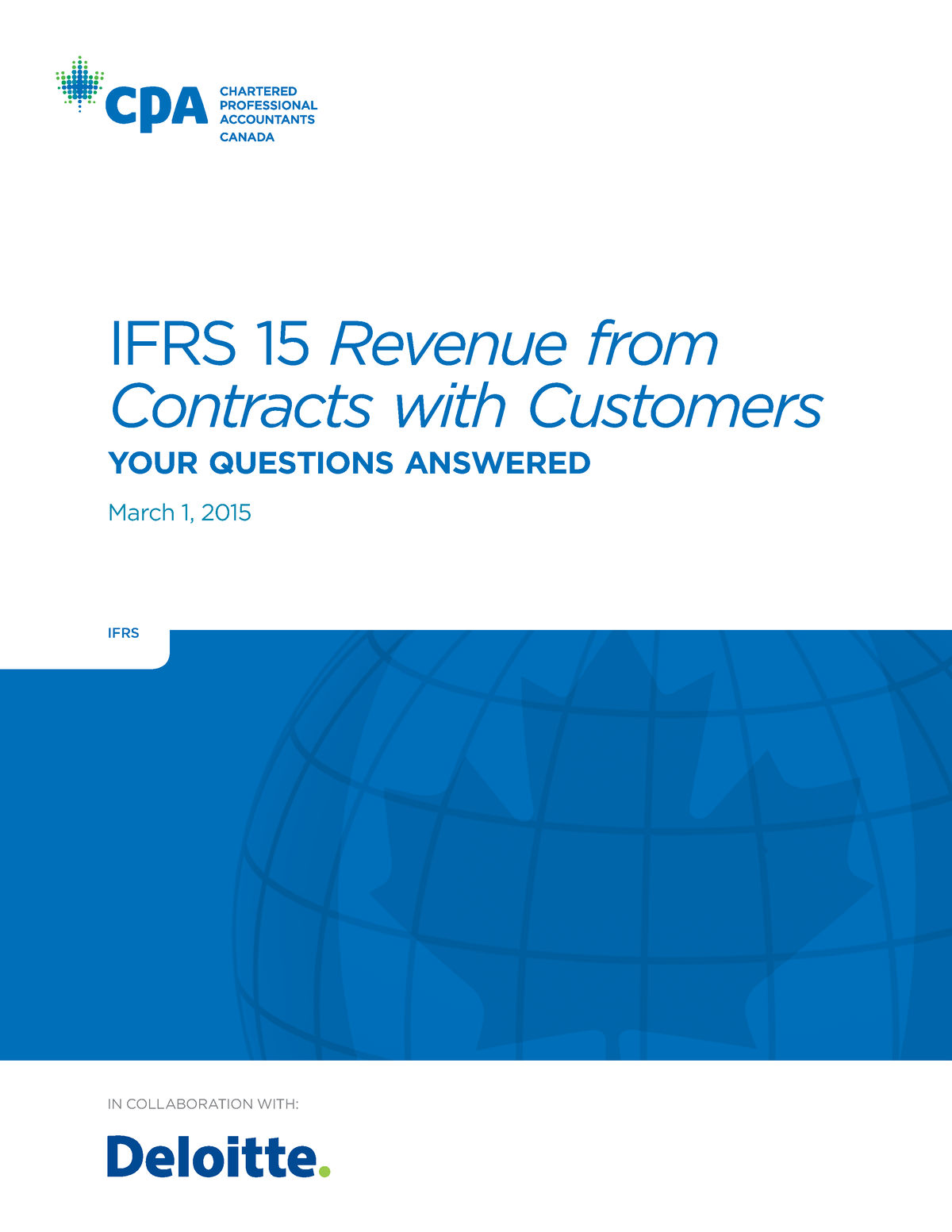 IFRS 15 Revenue From Contracts With Customers YOUR QUESTIONS ANSWERED ...