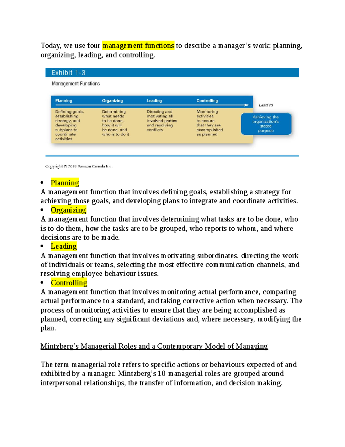 ADM1300 Deatiled lecture notes-2 - Today, we use four management ...