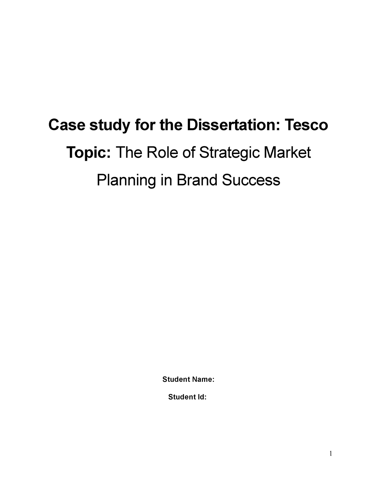 dissertation case study analysis