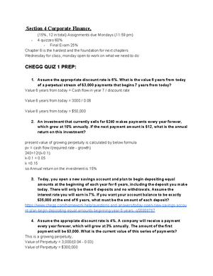 Ross CF 8ce SM Ch6 - corporate finance canadian edition stephen ross ...