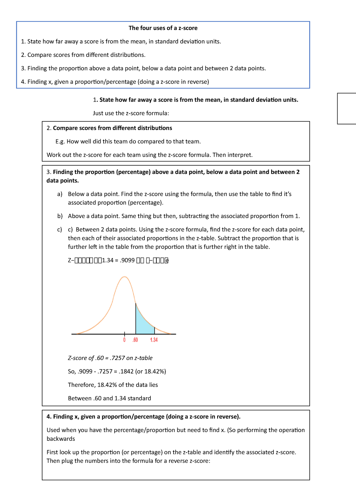 z-scores-worksheet-with-formula-sheet-the-four-uses-of-a-z-score