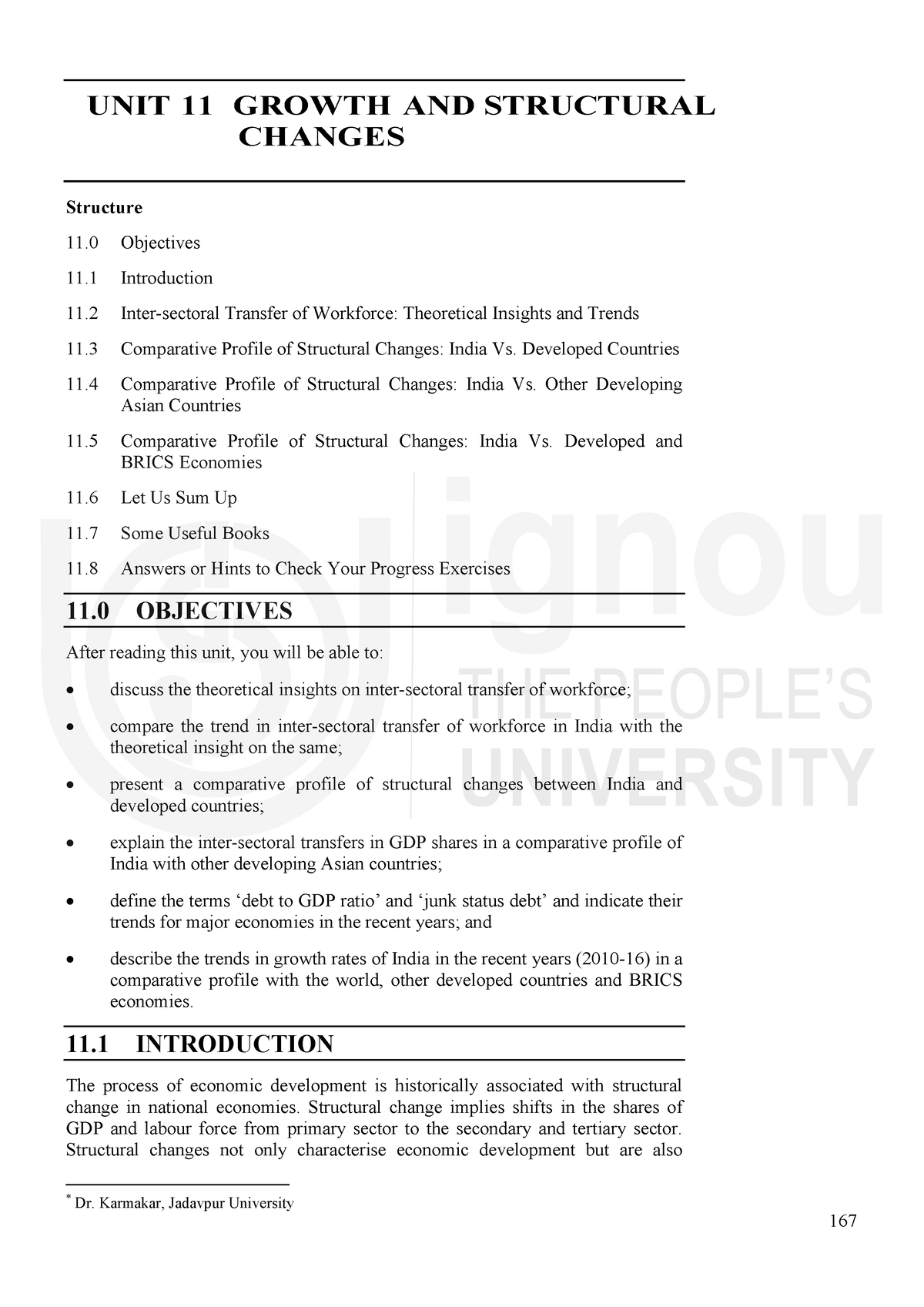 Unit-11 - B.A. Economics (Hons.) - Delhi University - Studocu