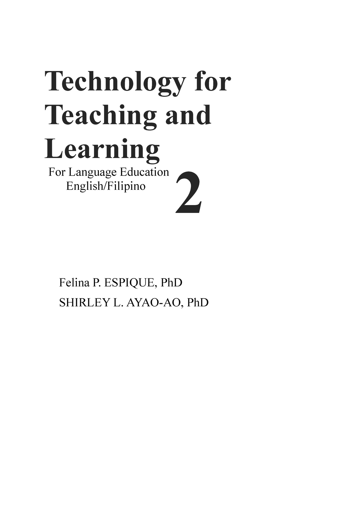 essay about technology for teaching and learning