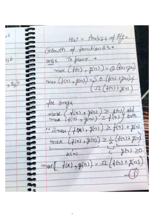 CS3364 Assignment 3 Analysis Of Algorithm - Texas Tech University ...