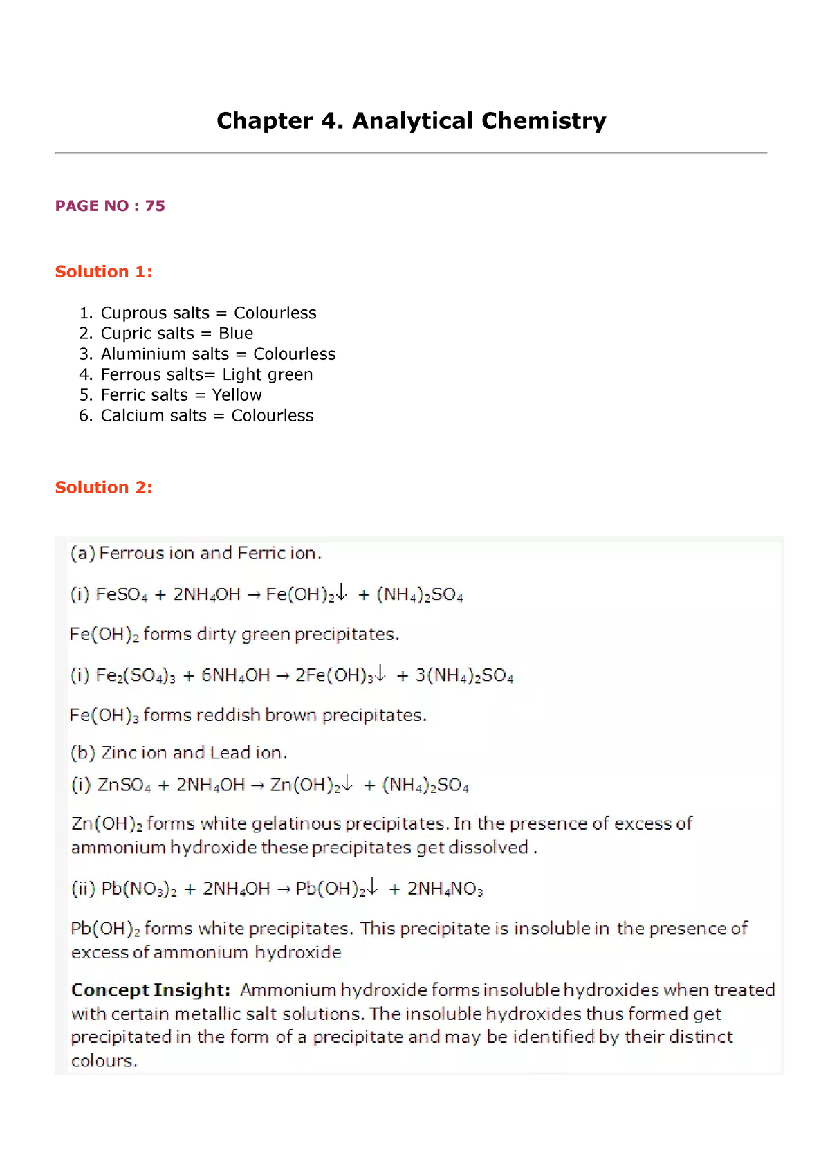 Analytical Chemistry - Ncertbooksolutions Chapter 4. Analytical ...