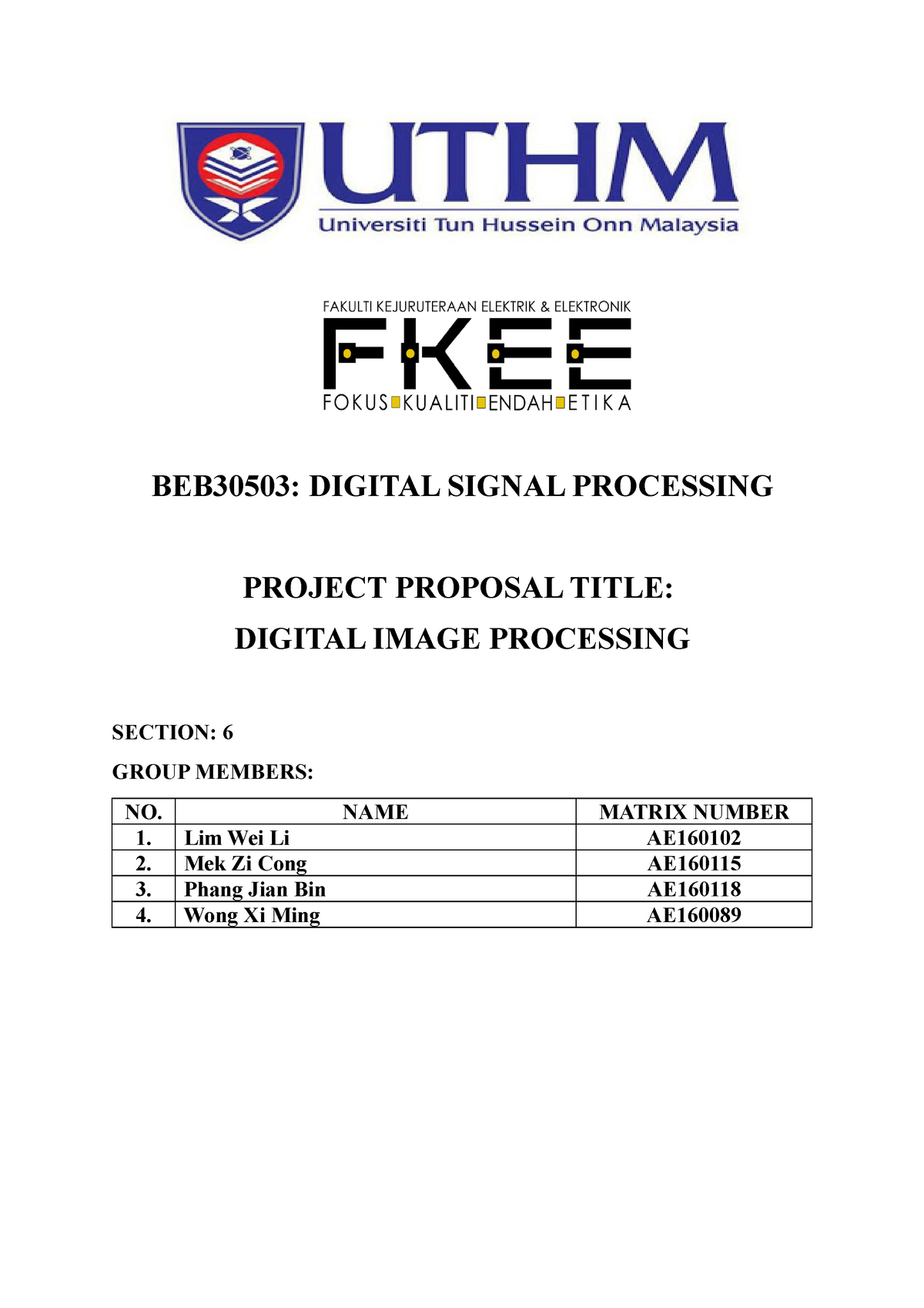 research proposal on digital image processing