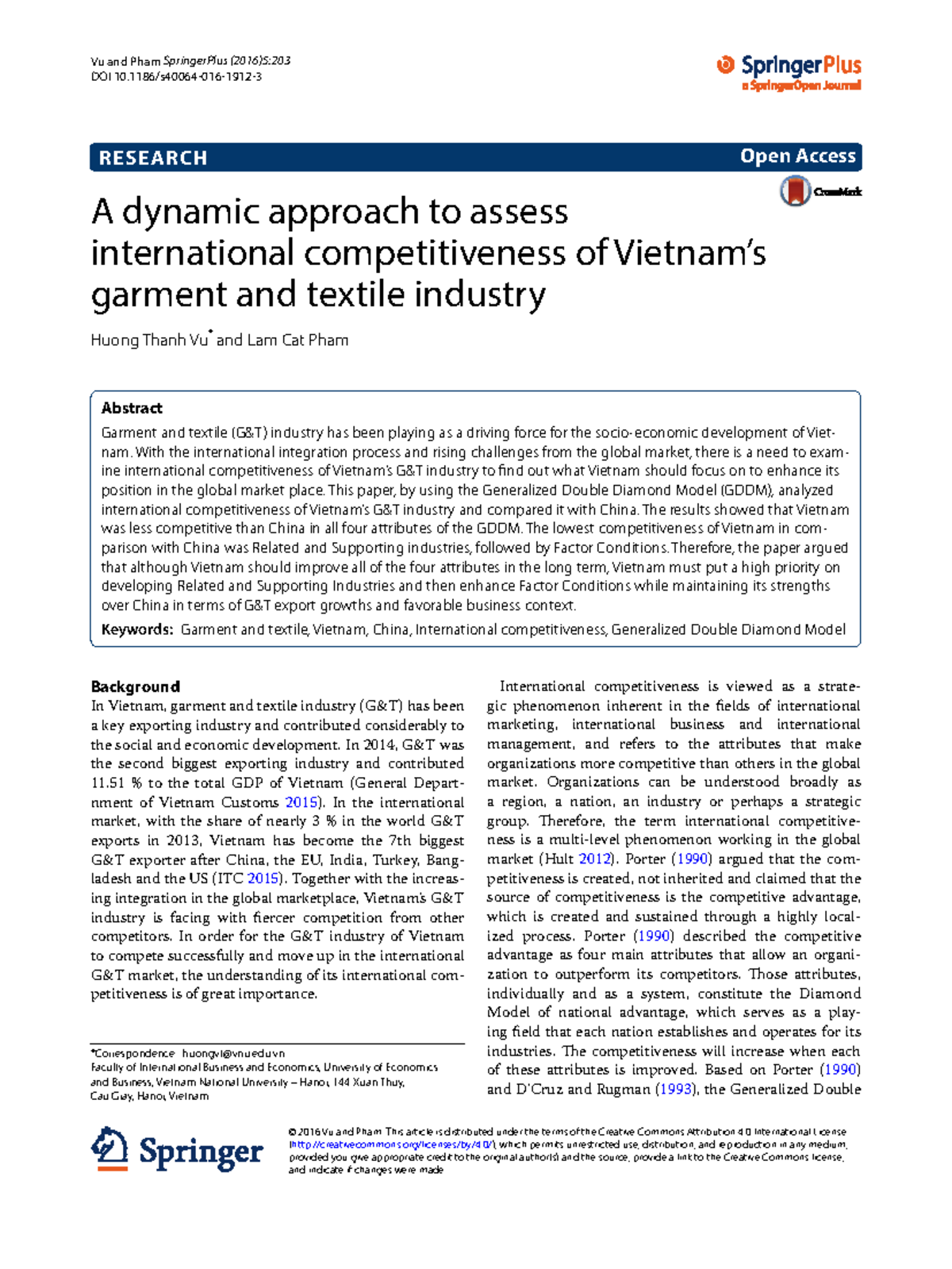 A dynamic approach to assess international competition - Vu and Pham ...