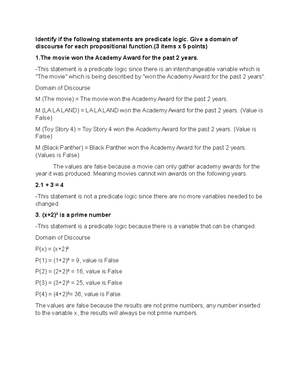 02 Activity 1 ARG Layones - Identify if the following statements are ...