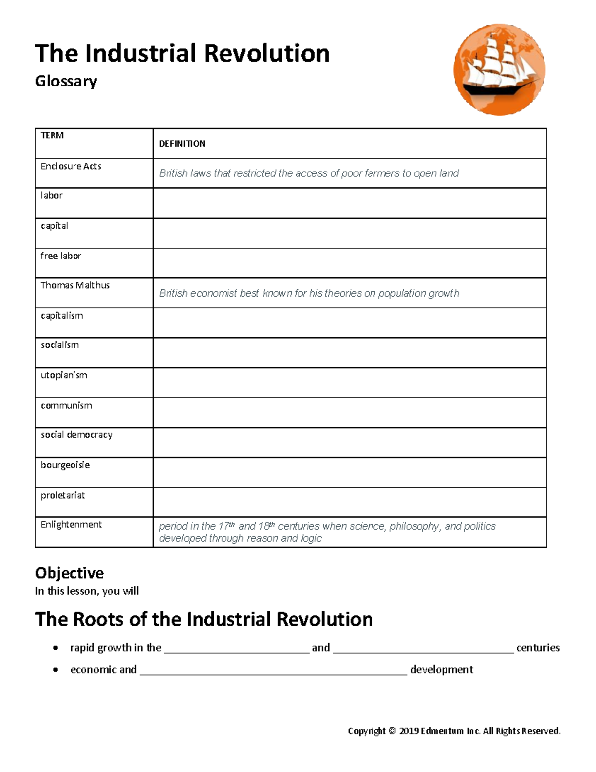 Kami Export - 624727-Guided Notes - The Industrial Revolution - The ...
