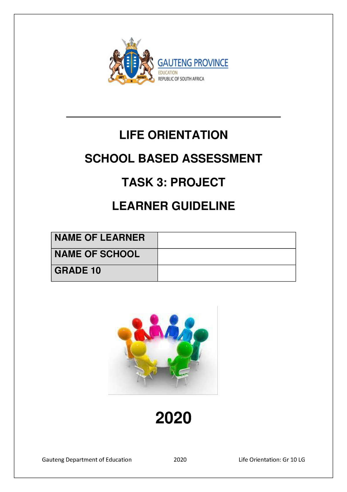 career research project life orientation grade 10