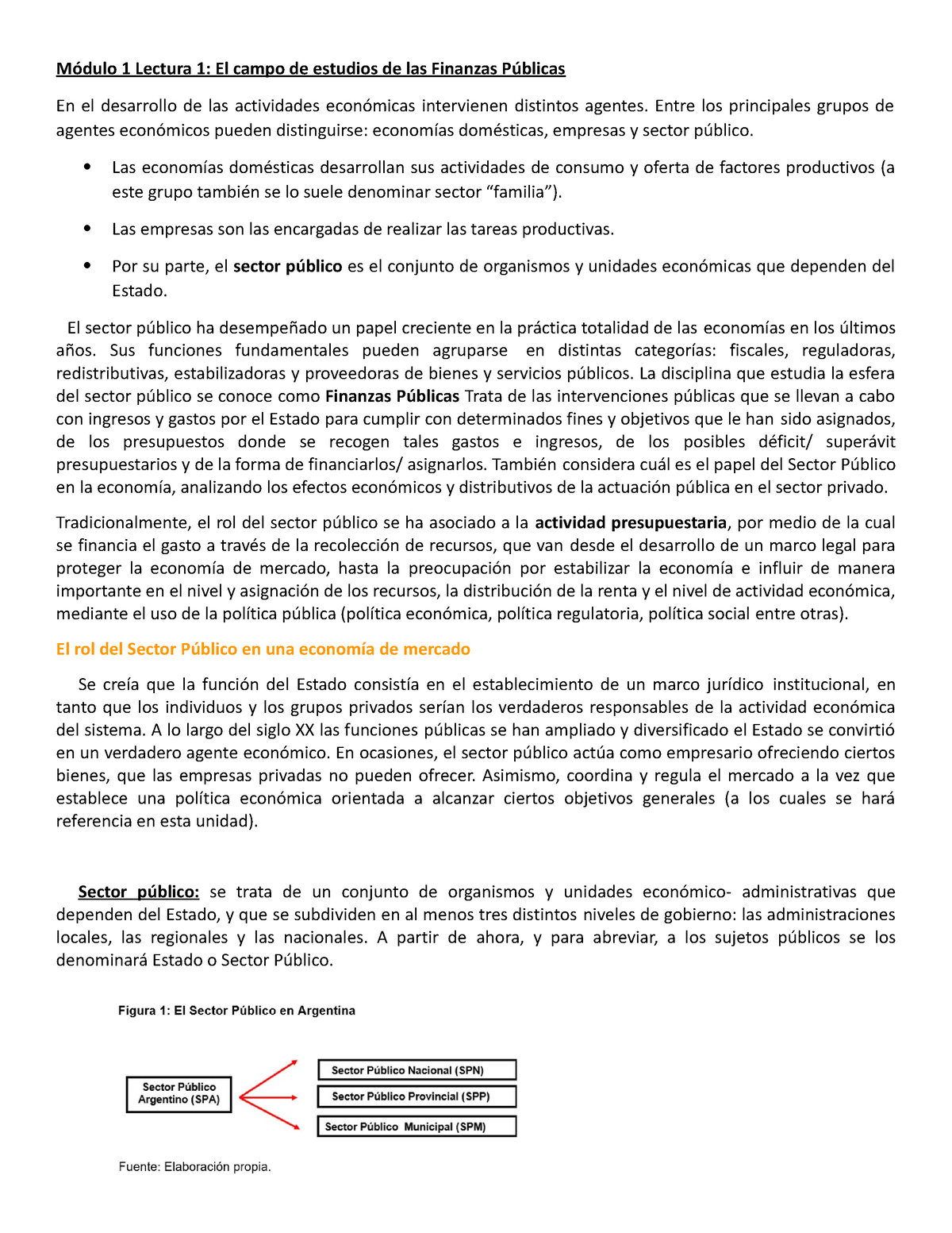 Resumen FP 1er Parcial (M1 Y M2) - Módulo 1 Lectura 1: El Campo De ...