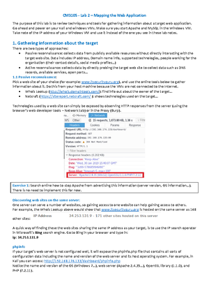 Lab 5 SQL injection - Warning: TT: undefined function: 32 1 CM 3105 ...