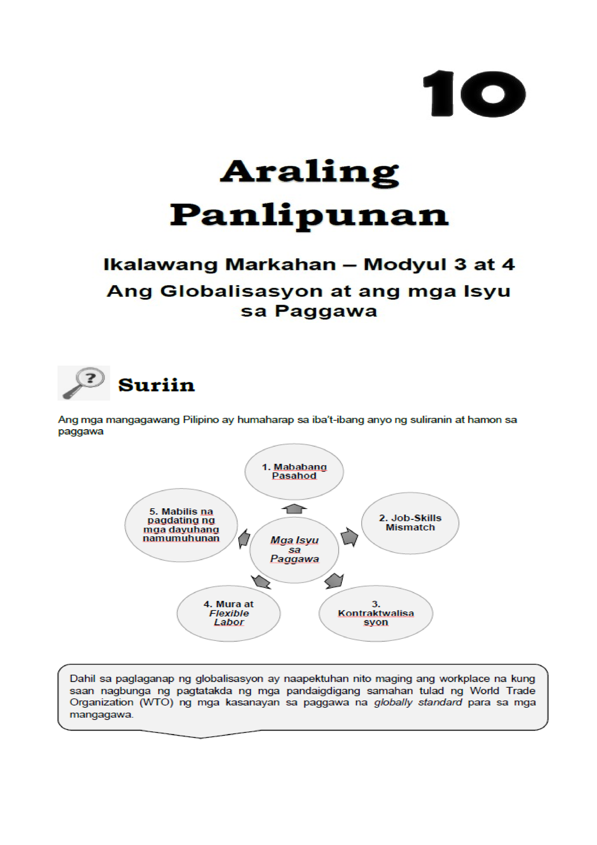 AP-10 Ang-Globalisasyon-at-ang-mga-isyu-sa-Paggawa-quarter-2 - Science ...