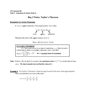Unit 10 - day 2 - teacher notes - Sociology - Studocu