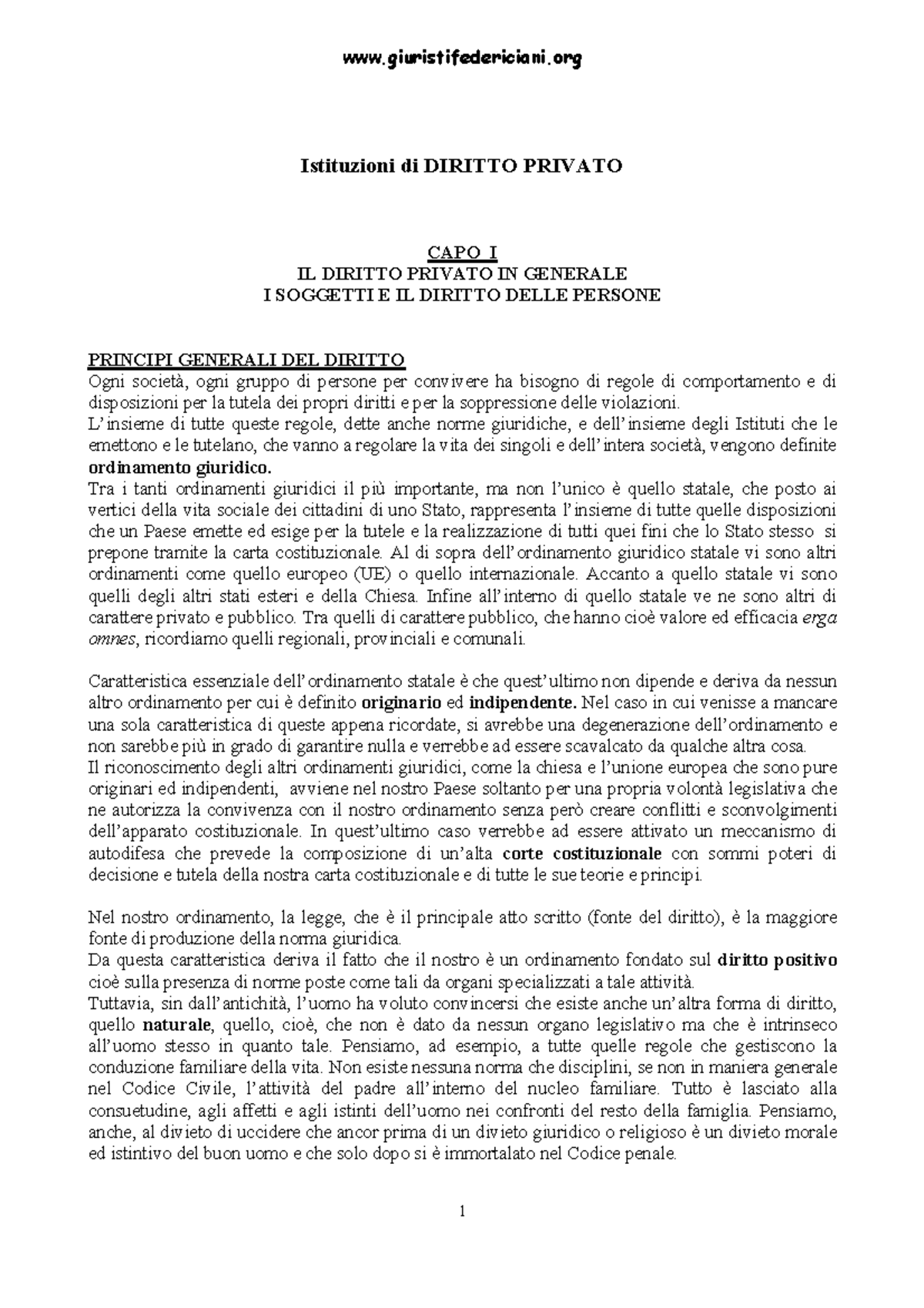 Libro Trabucchi Istituzioni di Diritto Privato di DIRITTO DIRITTO PRIVATO IN SOGGETTI E IL