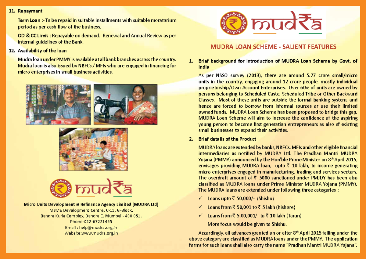 mudra-loan-salient-features-english-repayment-term-loan-to-be