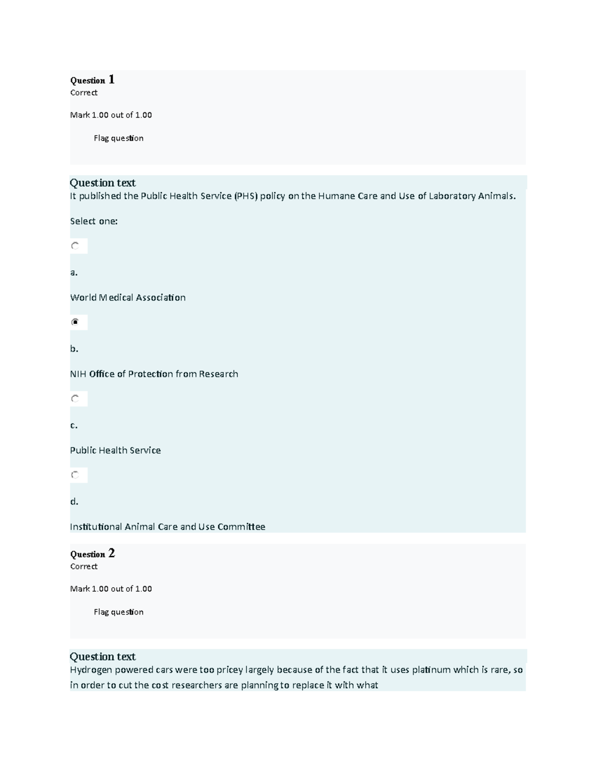 GE-6116 prelim quiz 2 - quiz - Question Correct 1 Mark 1 out of 1 ...