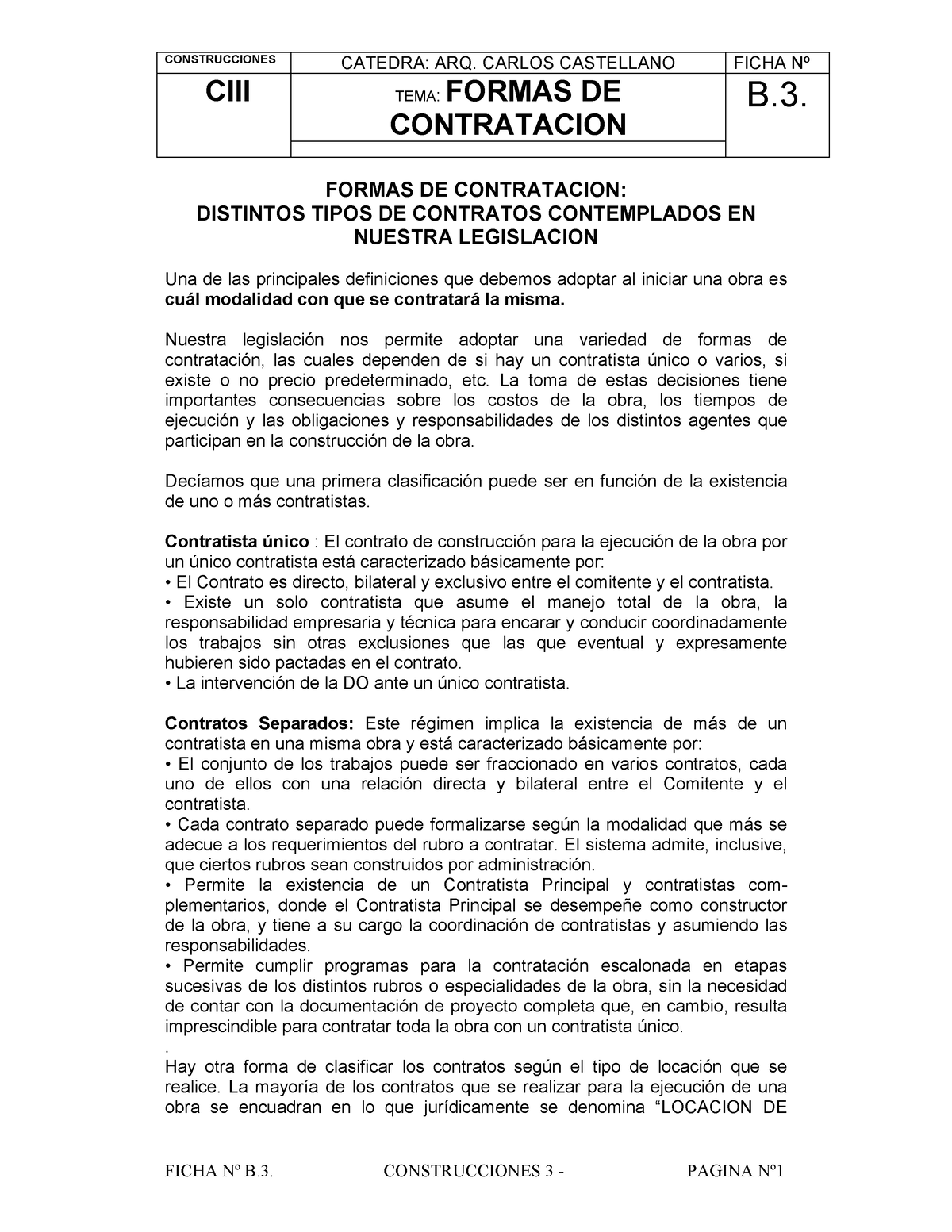 B3 - Tipos De Contratos - CIII TEMA: FORMAS DE CONTRATACION B. FORMAS ...