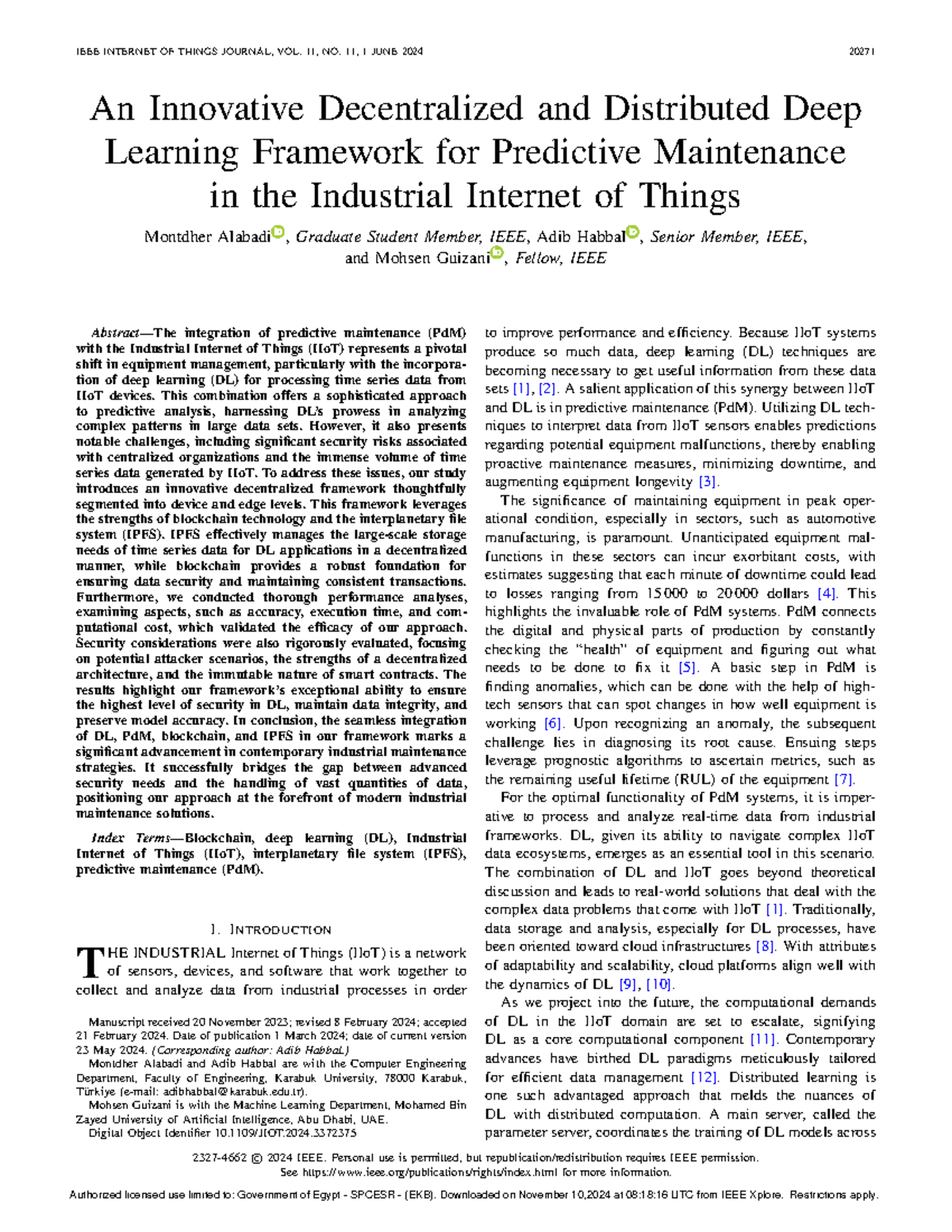 An Innovative Decentralized and Distributed Deep Learning Framework for ...