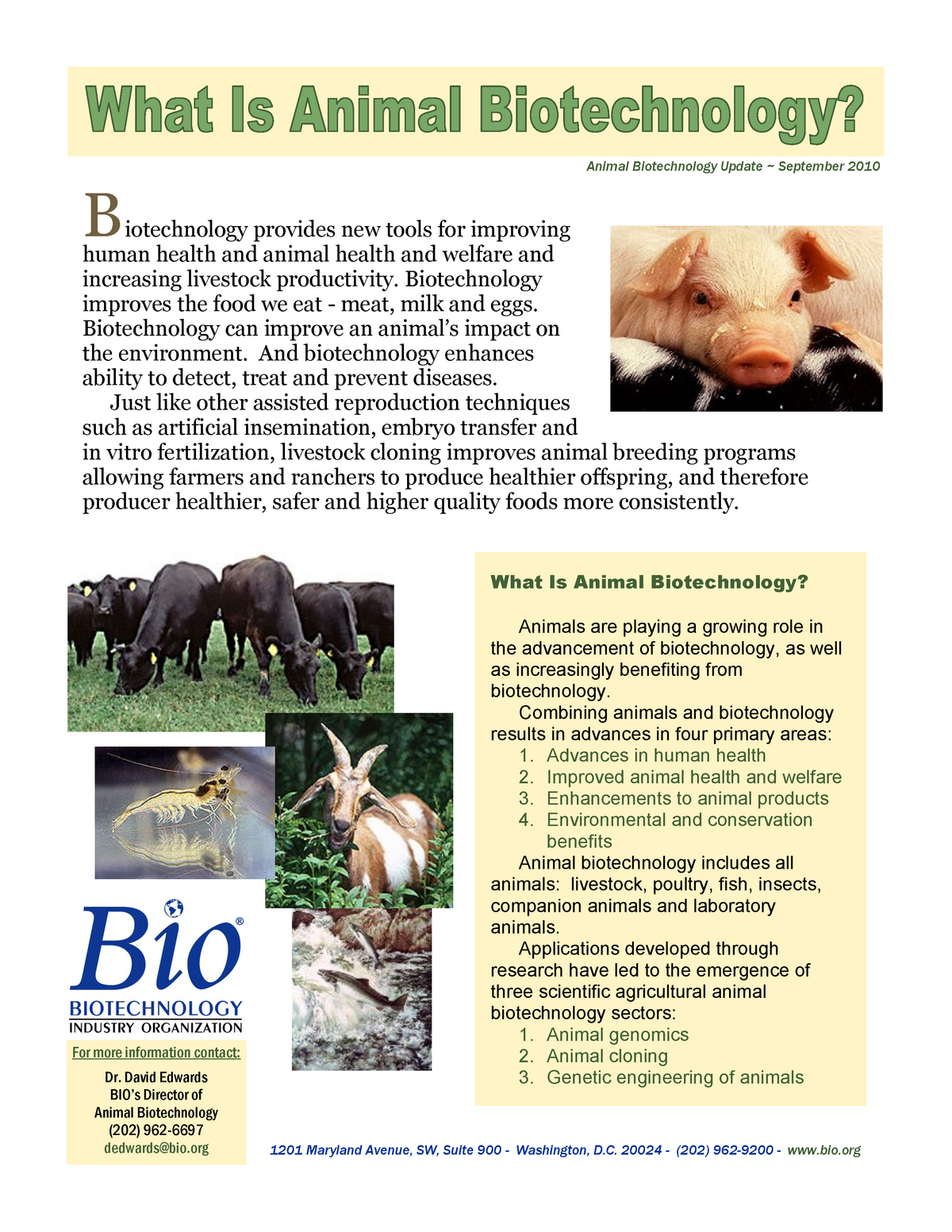 Animal biotechnology - Grade: 7 - B iotechnology provides new tools for  improving human health and - Studocu