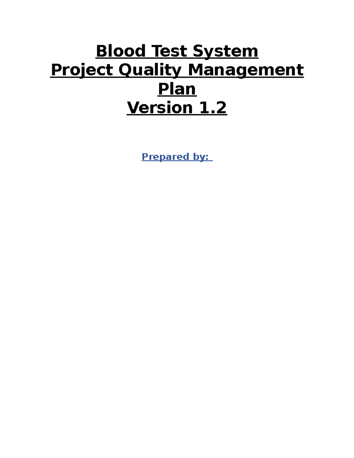 quality-management-plan-blood-test-system-project-quality-management