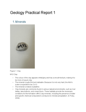 Lab Report 1-4 - Soil Behaviour Lab Report 1 - Soil Compaction ...