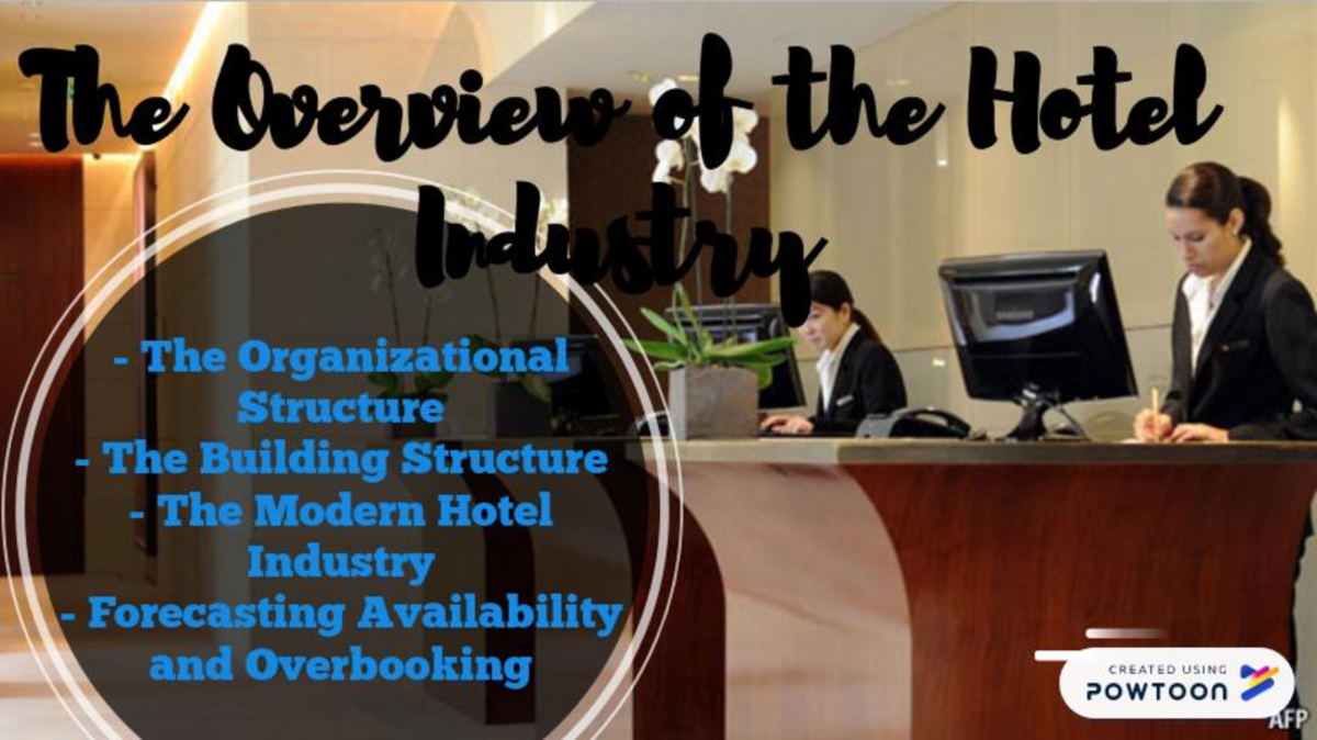 Topic 1 - The Overview of the Hotel Industry - Room Division Operations ...