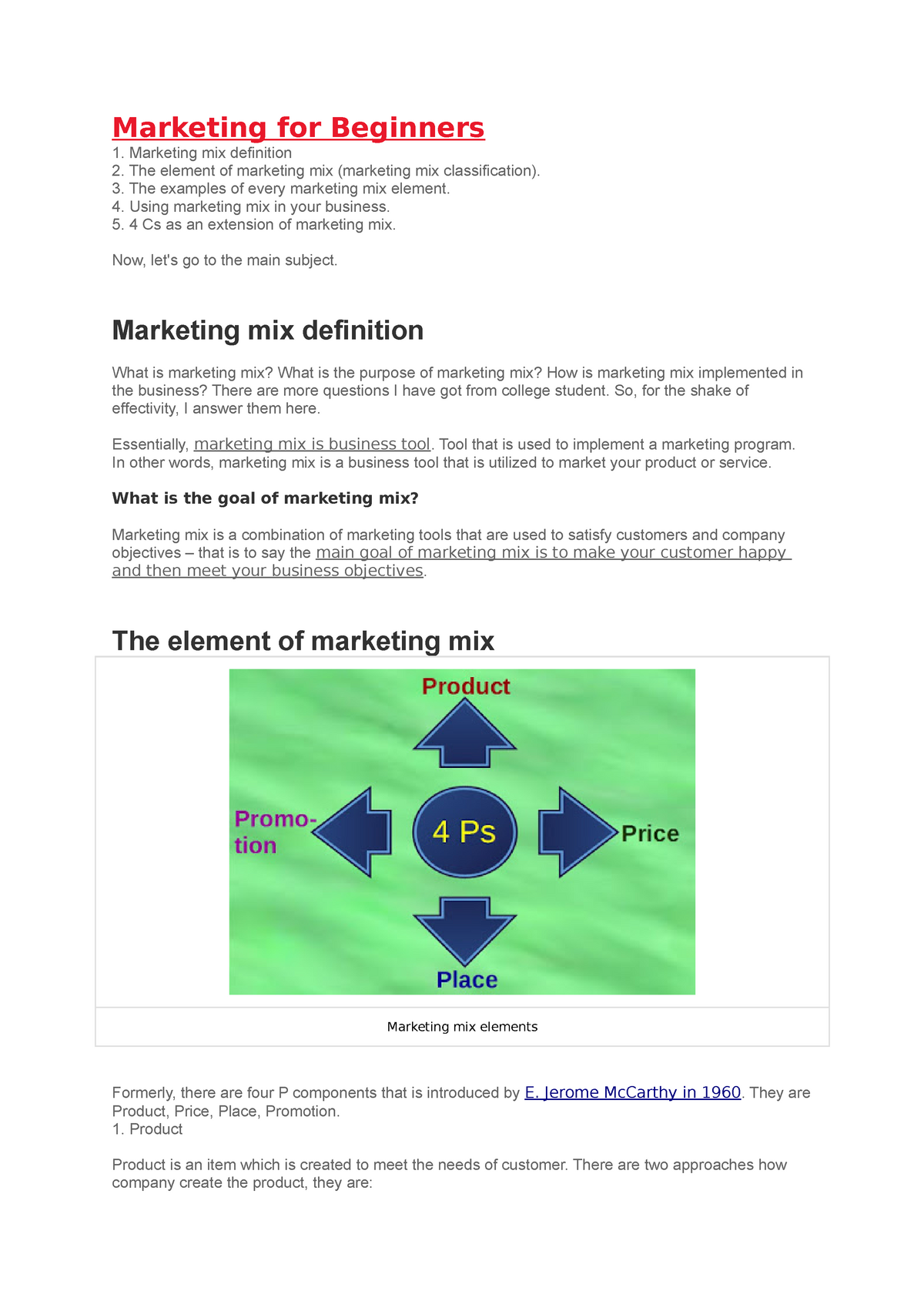 marketing-for-beginners-marketing-for-beginners-marketing-mix