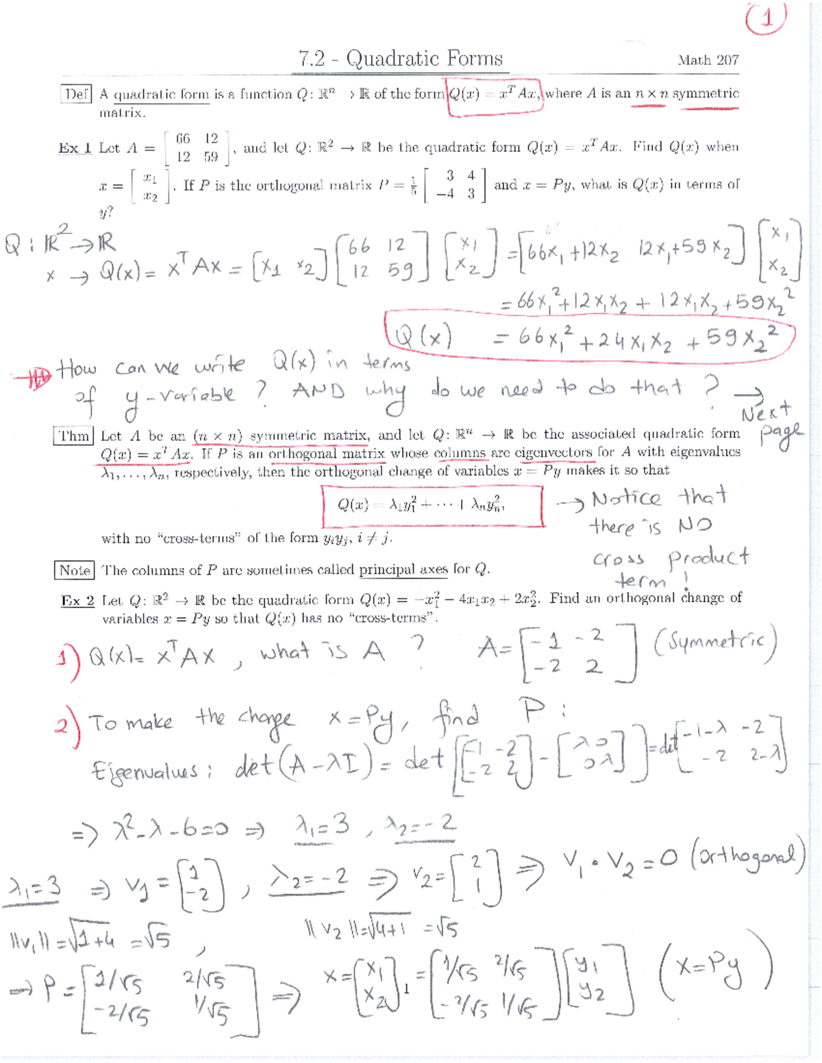 Math207-Fall-Week14 - Math 207 - Studocu