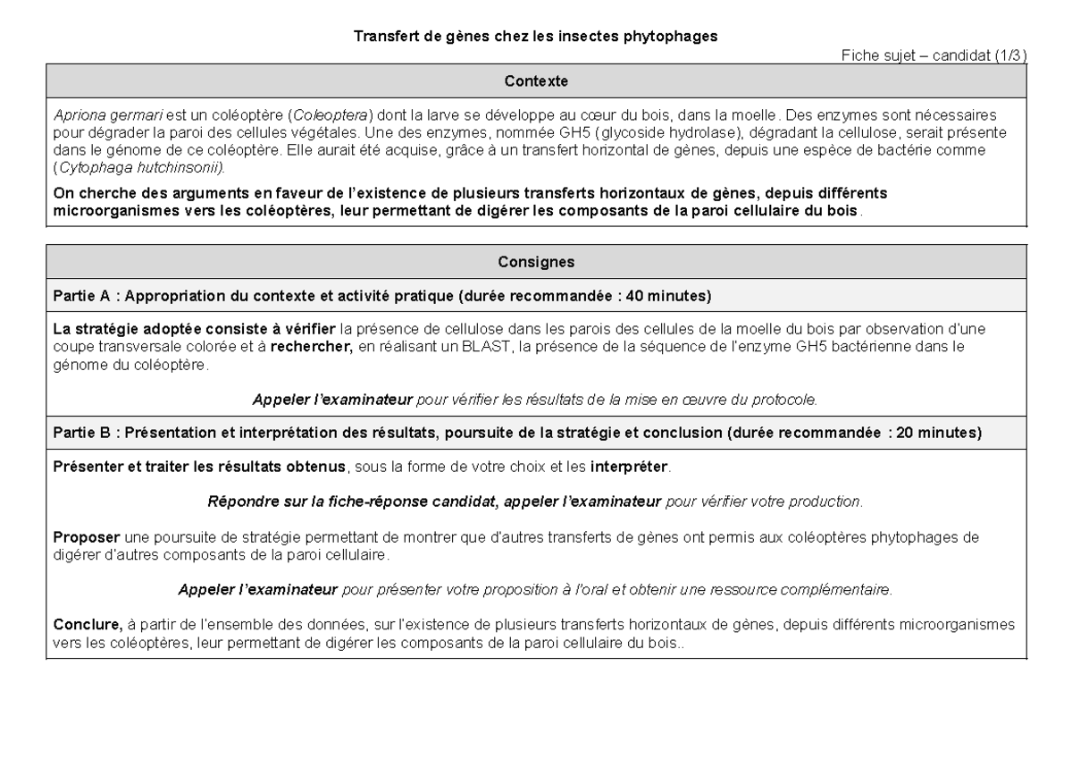 ECE 24 SVT 06 - ece svt 2024 - Transfert de gènes chez les insectes