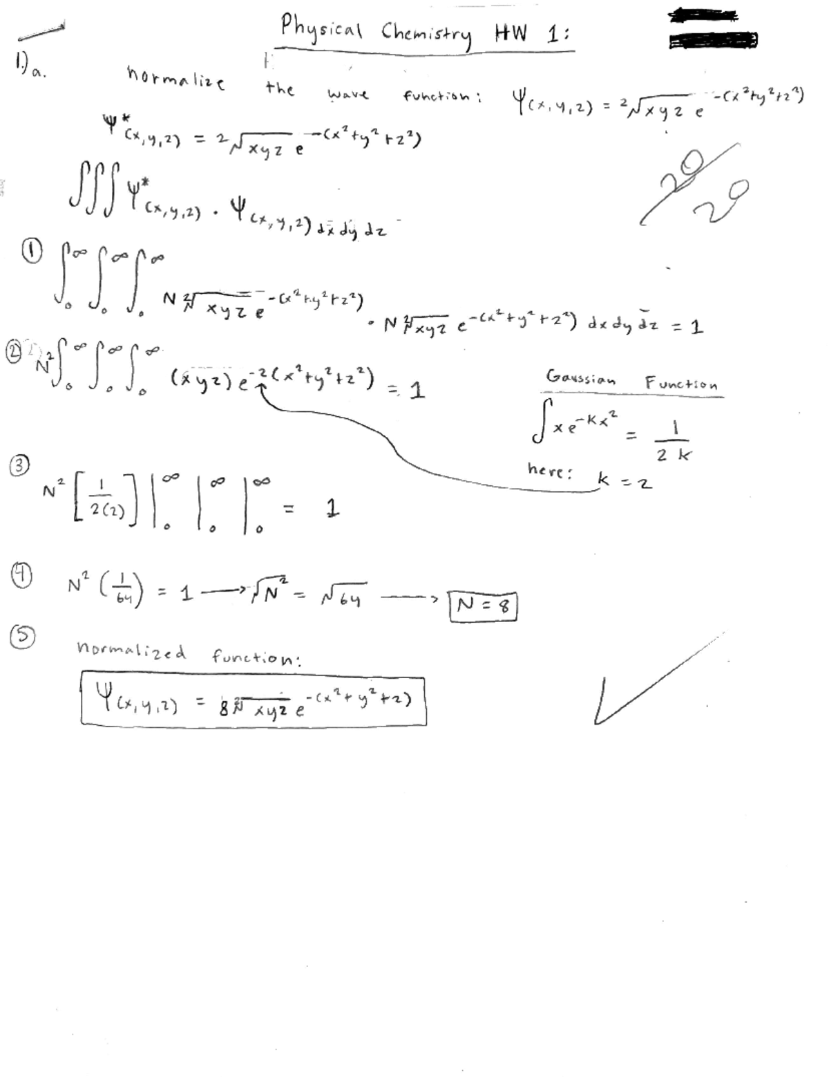 chemistry homework 1