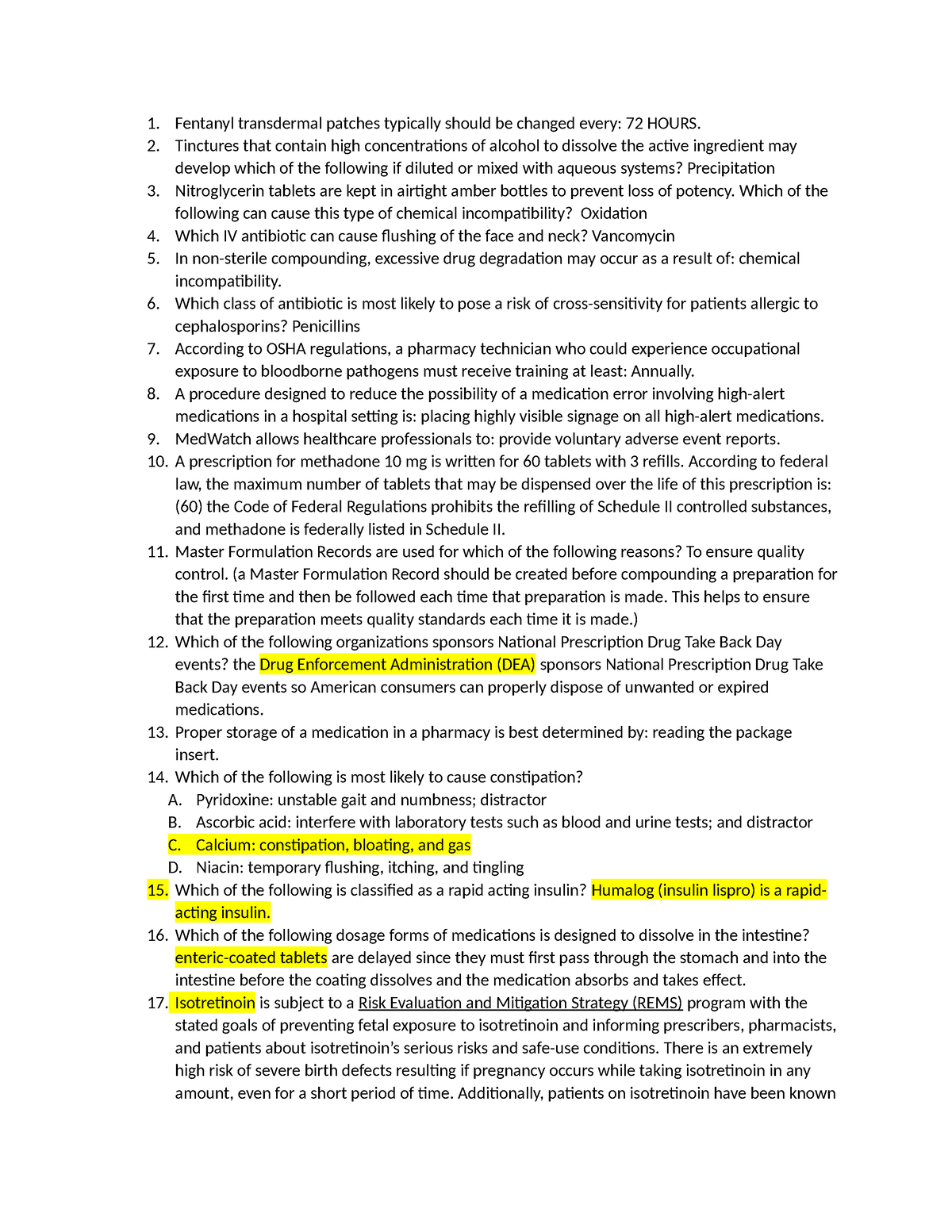 PTCB Review Fentanyl Transdermal Patches Typically Should Be Changed   Thumb 1200 1553 