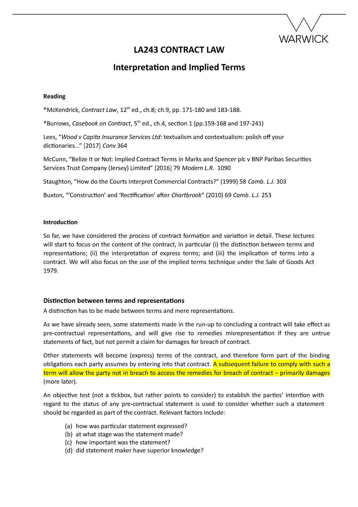 8 Interpretation Implied Terms LA243 CONTRACT LAW Interpretation And   Thumb 1200 1698 