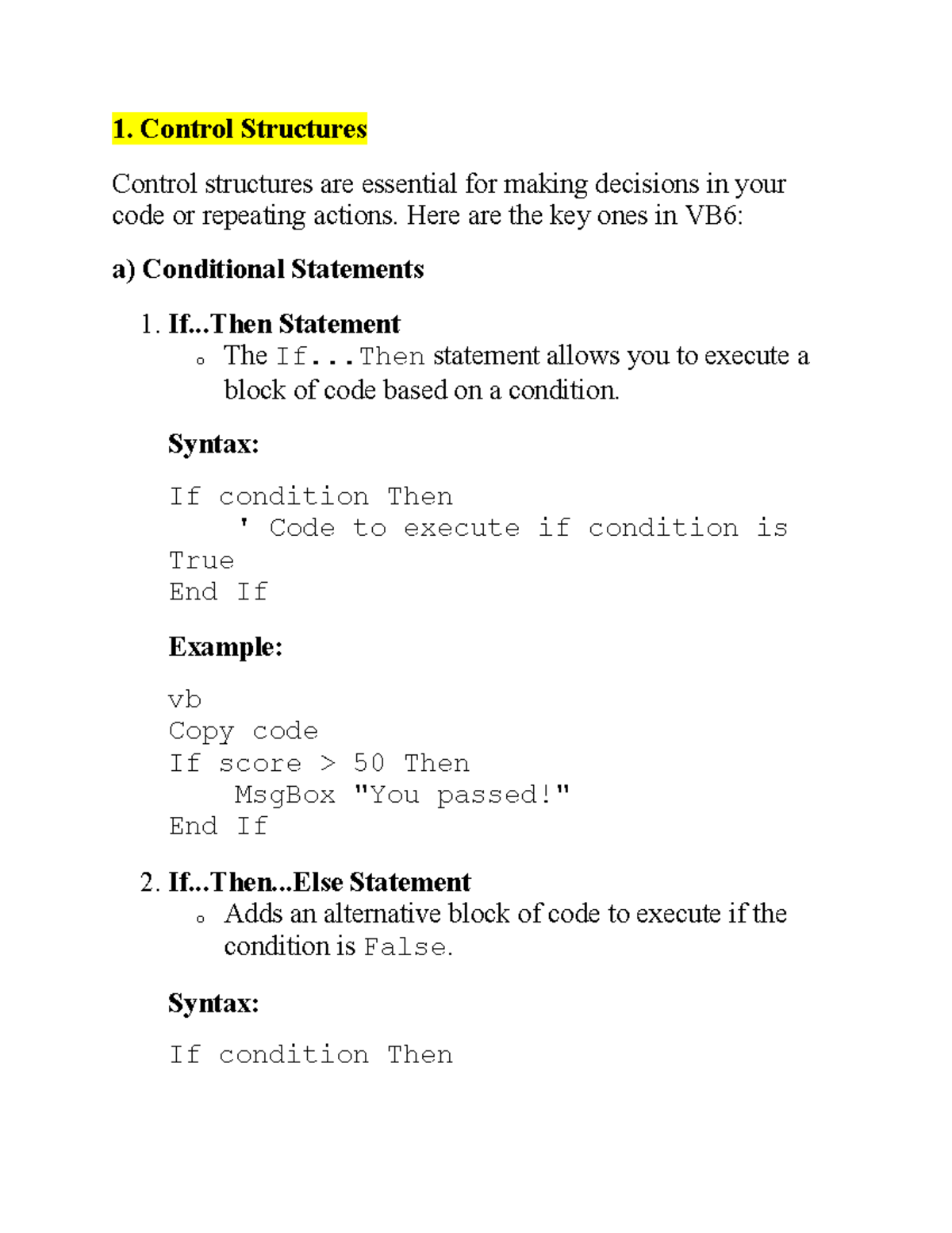 VB KNEC Lesson 5 - More on val function in Visual Programming and more ...