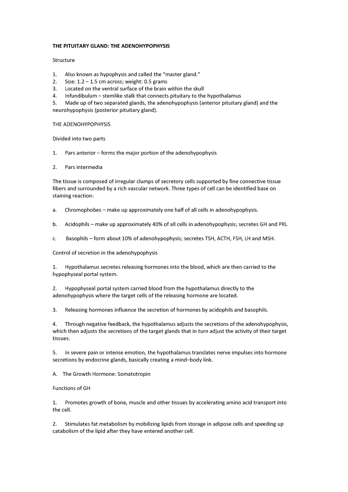 the-pituitary-gland-the-adenohypophysis-the-pituitary-gland-the