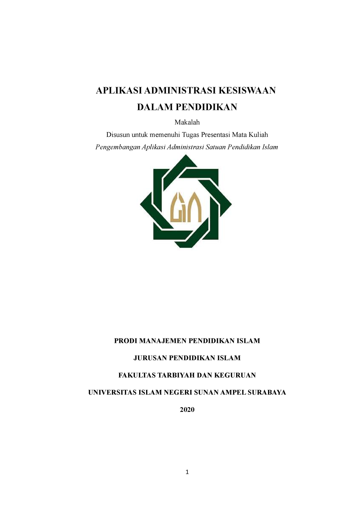 Administrasi Pendidikan - APLIKASI ADMINISTRASI KESISWAAN DALAM ...