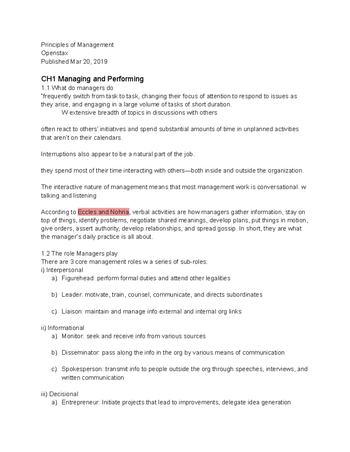 Principles of Management - Principles of Management Openstax Published ...