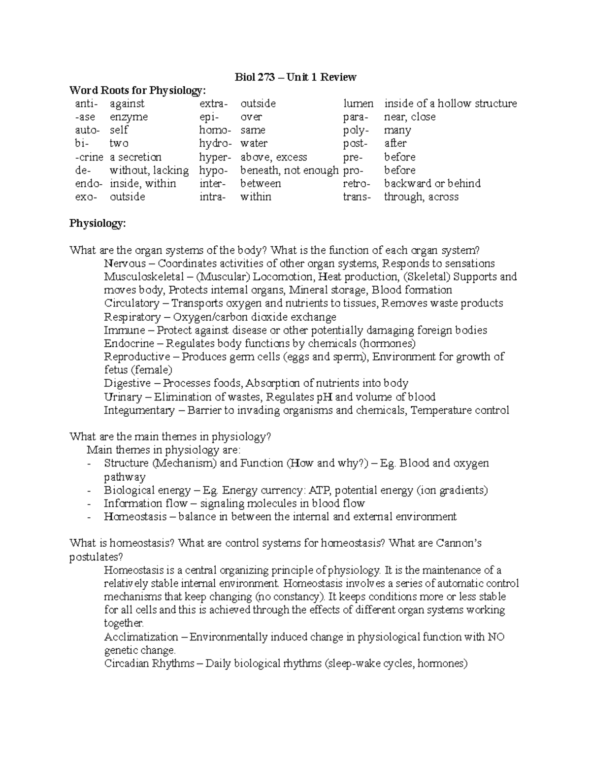 unit-1-review-biol273-biol-273-unit-1-review-word-roots-for