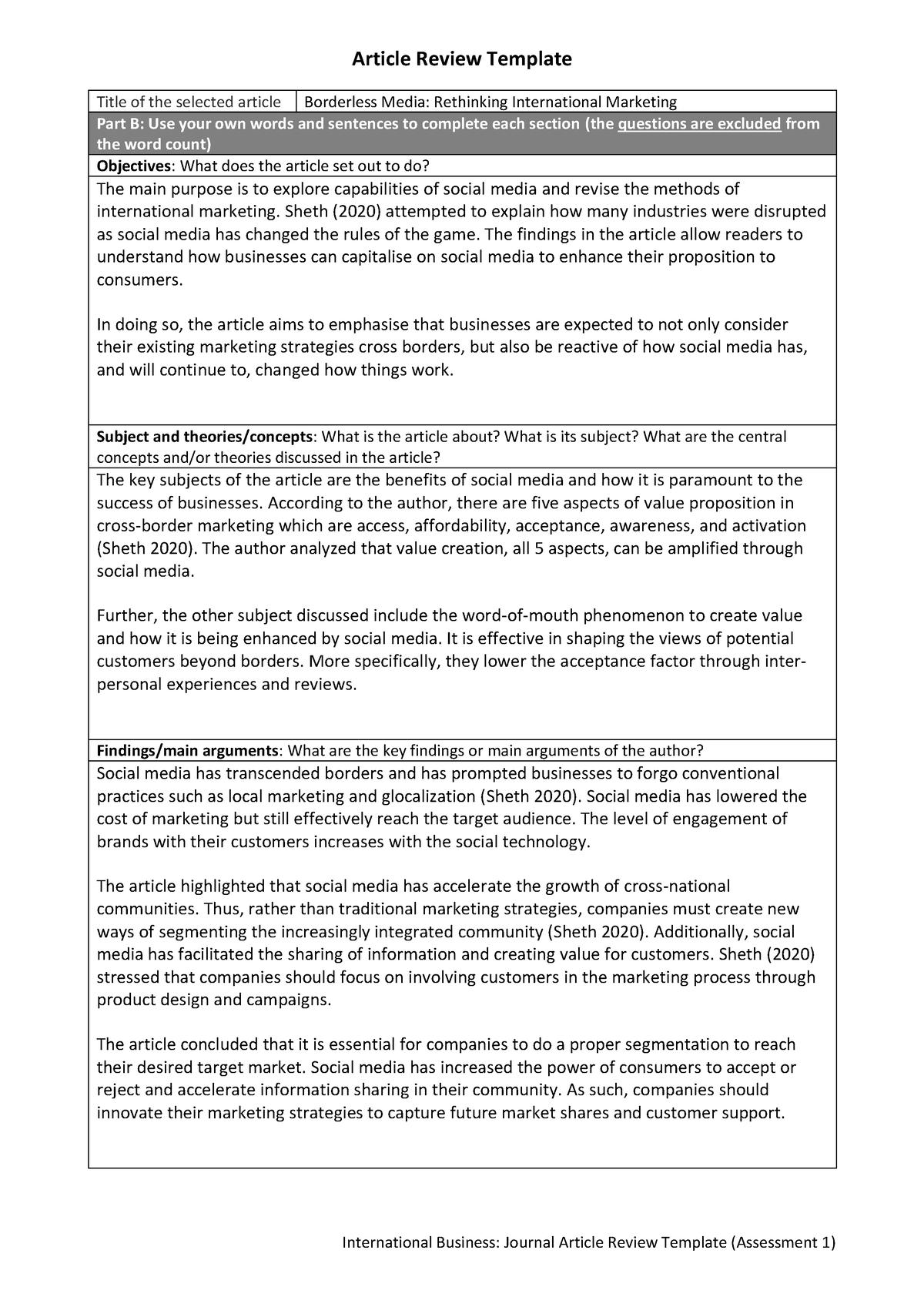 international business article review