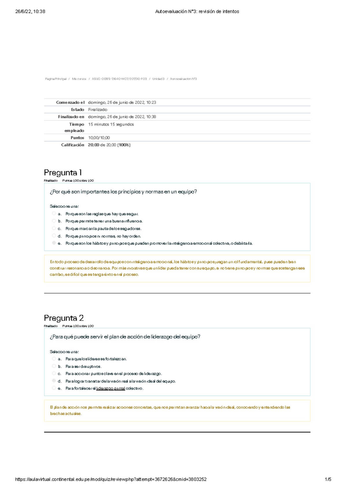 Autoevaluación N°3 Revisión Deinnovasion - Página Principal /Mis Cursos ...