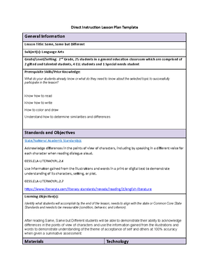 FLC1 task 1 - FLC1 Task 1 - Application of Instructional Models and ...
