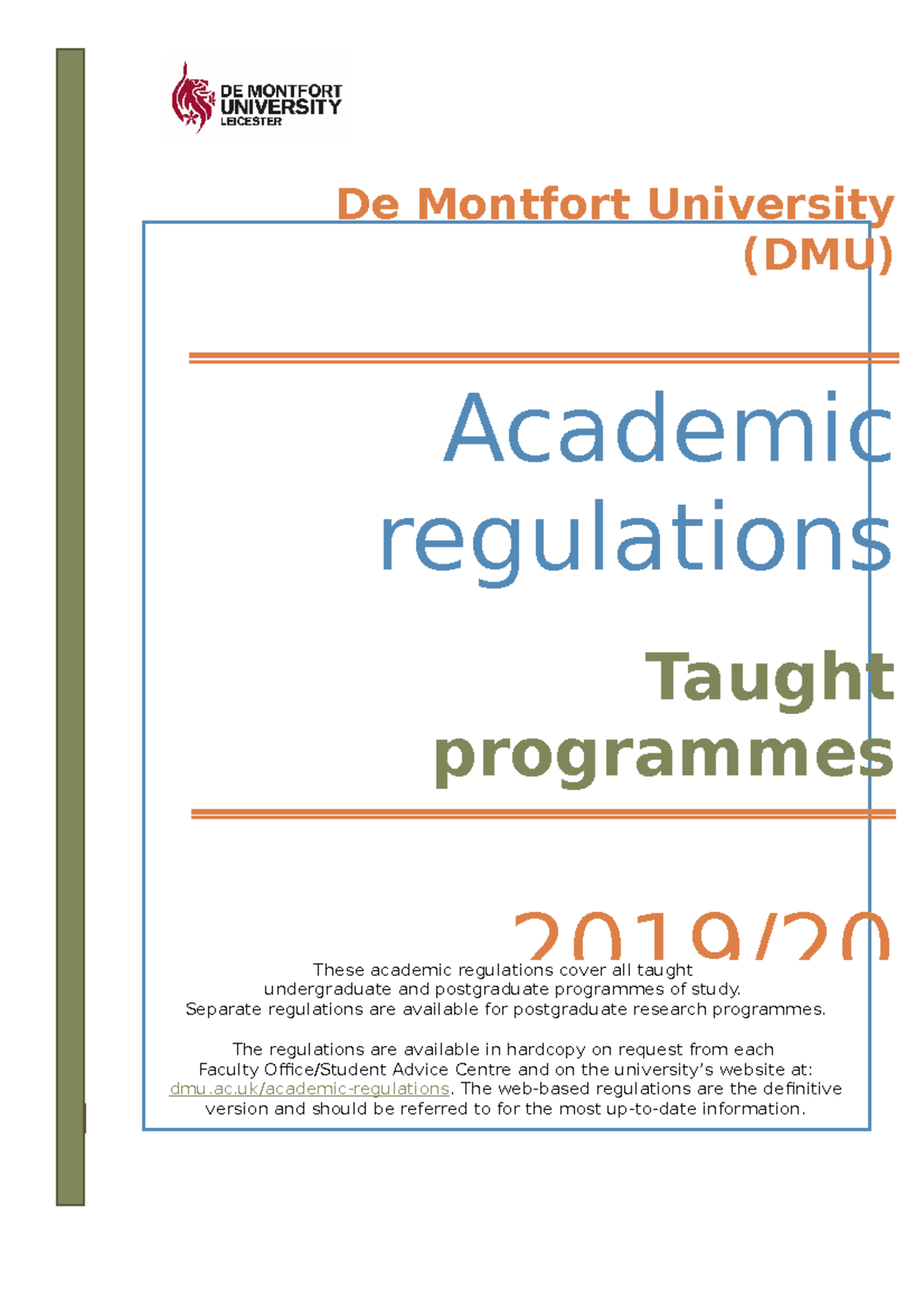 Academic-regulations-2019-20 - These Academic Regulations Cover All ...